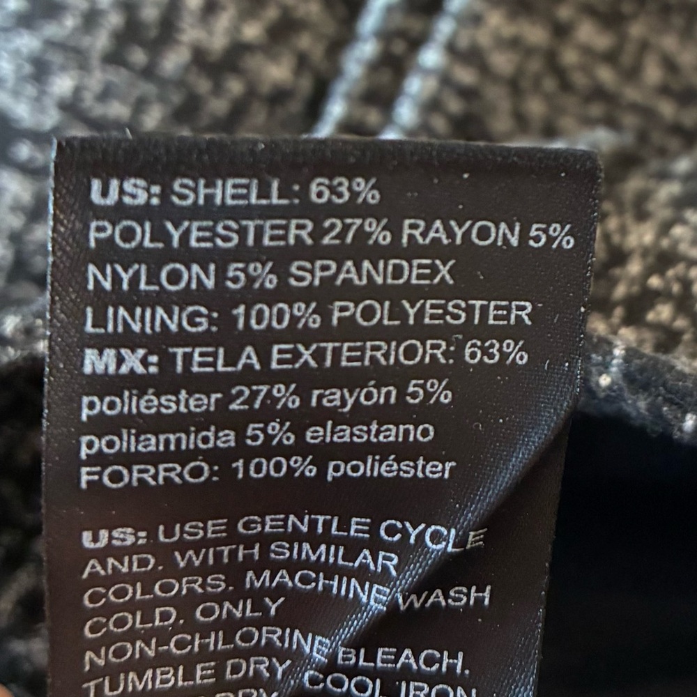 White House Black Market Black and Gray Knit Ponte Pants - Picture 8 of 8
